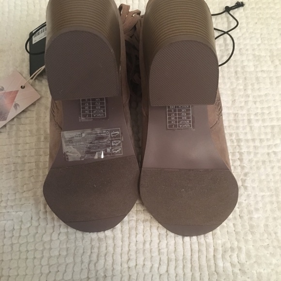 Forever21 Faux Fringed Suede Booties - Picture 5 of 5